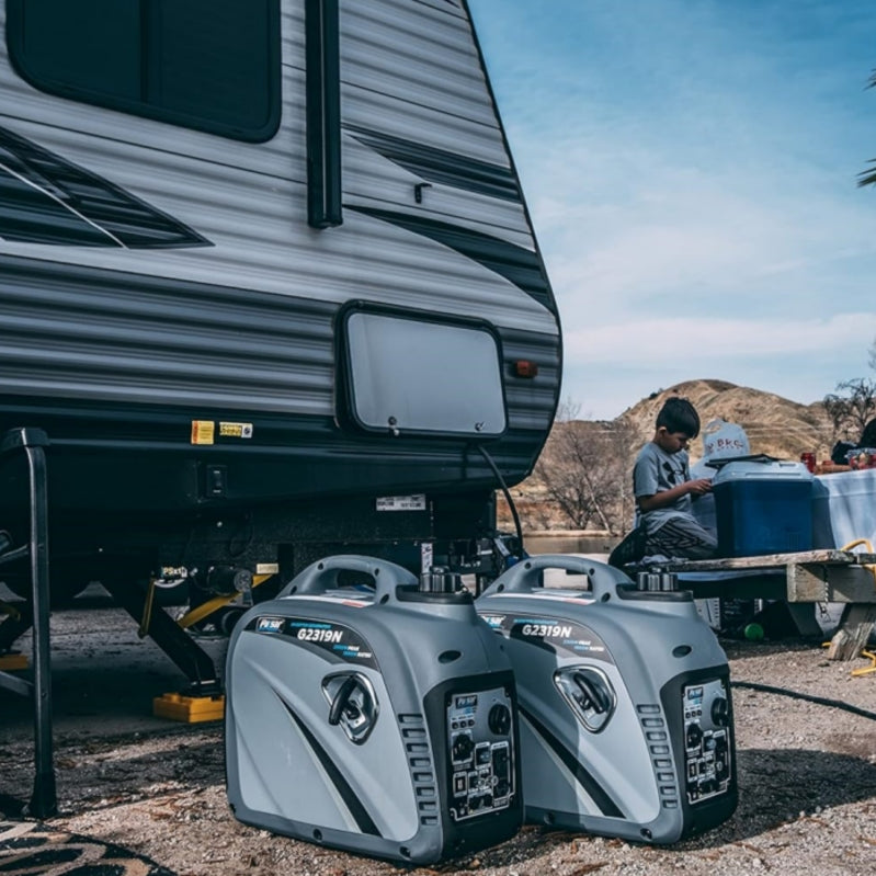 Pulsar 2.300W Portable Gas-Powered Quiet Inverter Generator With USB Outlet & Parallel Capability. Carb Compliant. G2319N