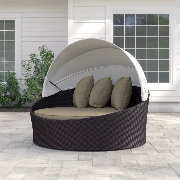 Modway Siesta Canopy Outdoor Patio Daybed
