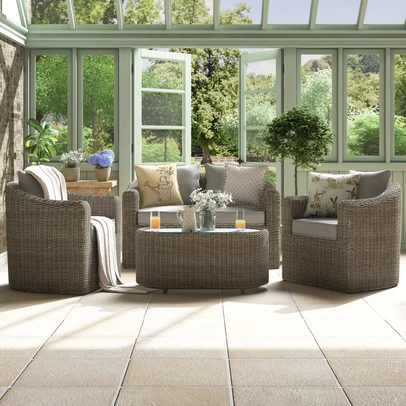 Rowlinson Bunbury Rattan Sofa Set