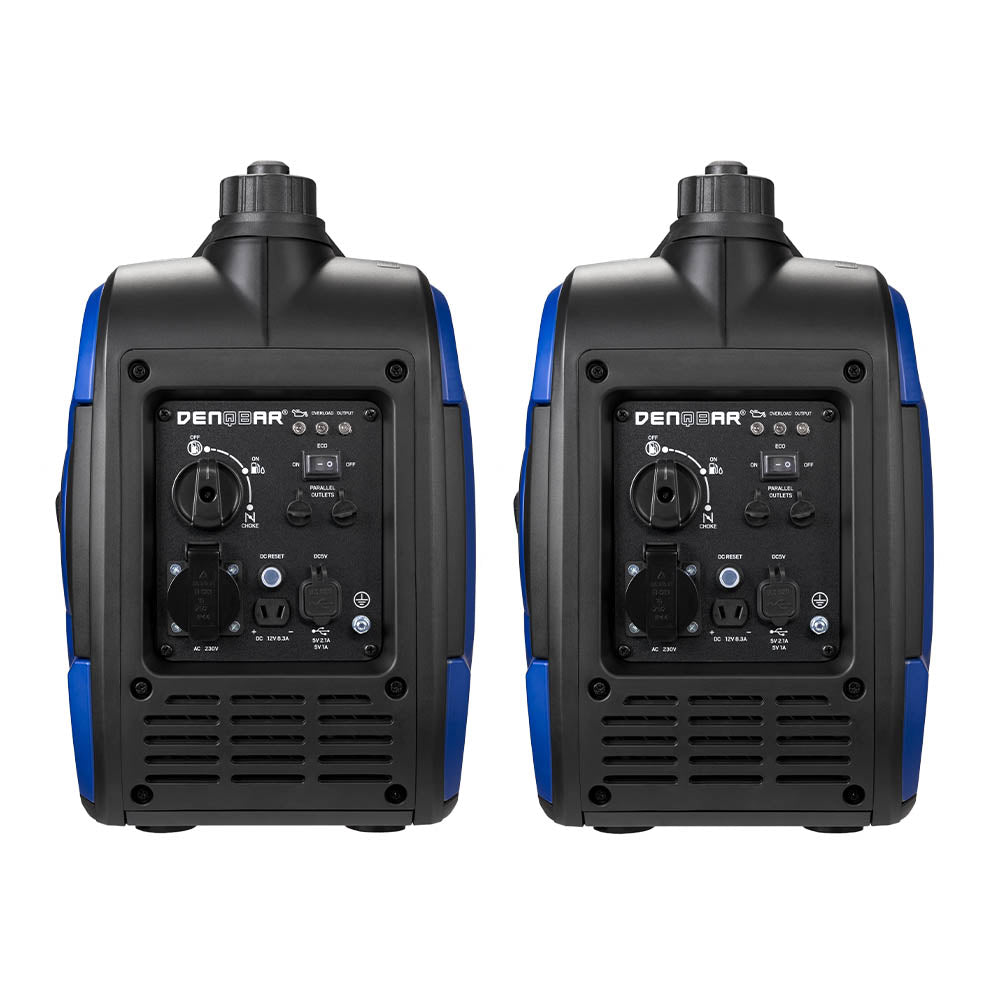 BUNDLE: 2 X 2.0 KW INVERTER POWER GENERATOR DQ-2000 + CABLE FOR PARALLEL CONNECTION