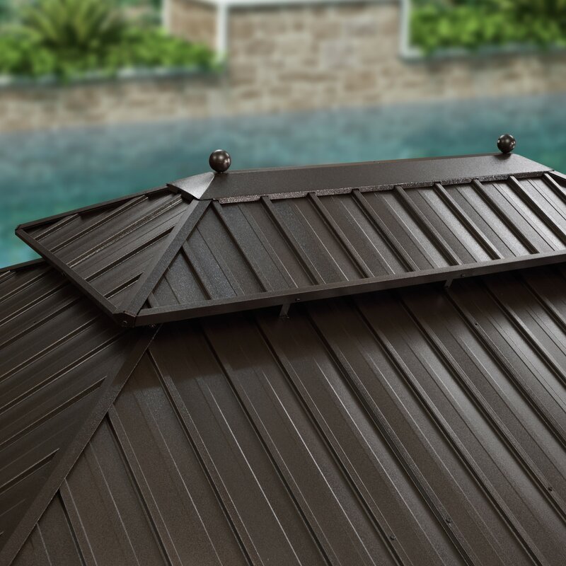16 Ft. W x 12 FT. D Aluminum Patio Gazebo