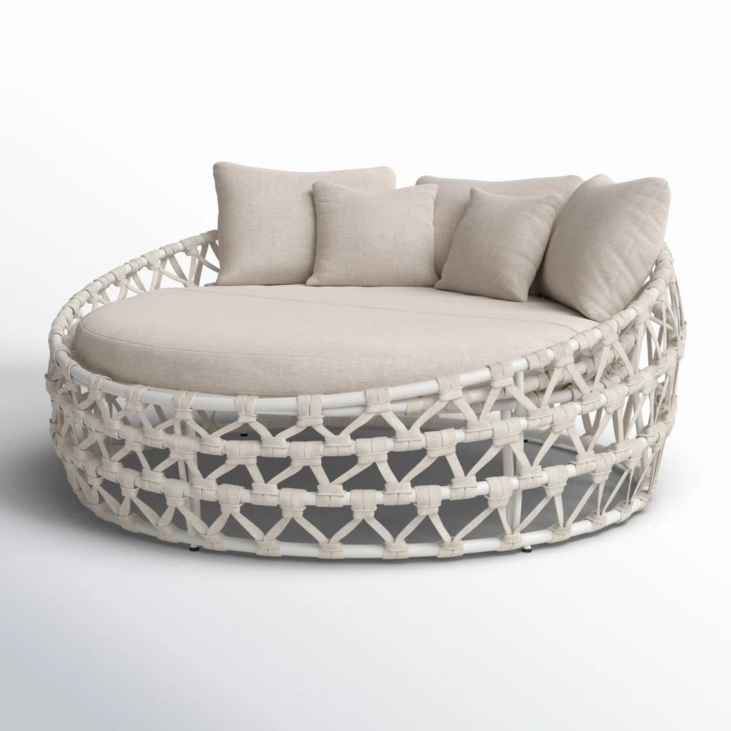 68'' Powder Coated Aluminum Outdoor Patio Daybed