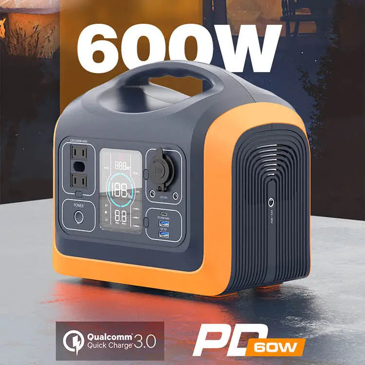 600W Portable Solar Power Station With Solar Panel 2