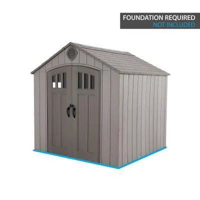 LIFETIME 8 FT. X 7.5 FT. OUTDOOR STORAGE SHED