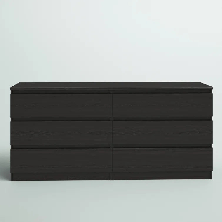 Jada 6 Drawer 60.5 W Double Dresser