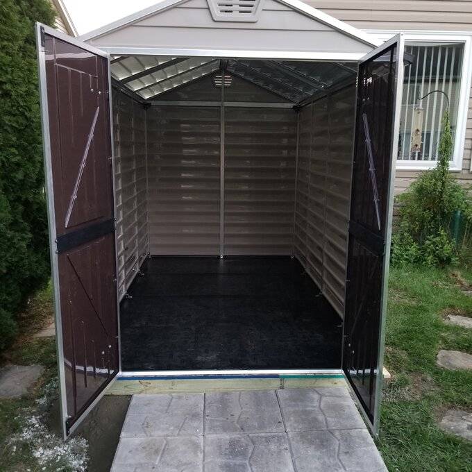 SkyLight 6 ft. W x 10 ft. D Plastic Storage Shed