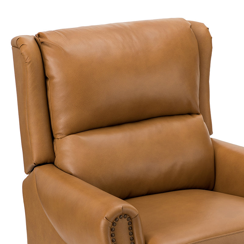 Rosaura 32.68 Wide Genuine Leather Manual Recliner