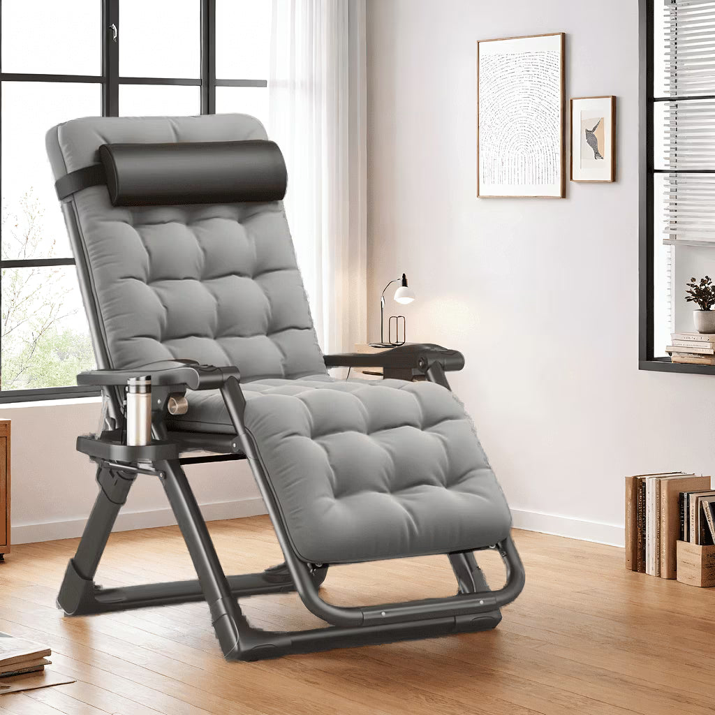 Naipo Zero Gravity Chair. Outdoor Foldable Padded Lounge Chair Recliner with Side Table. 353 lb Lounge Chair Sleep Relaxing. Winner