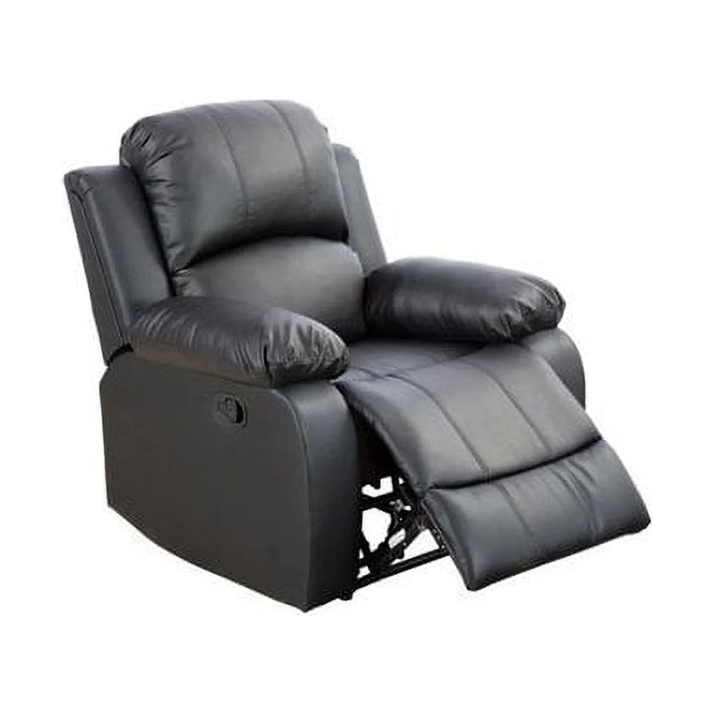 Ainehome Furniture 3 - Pieces Recliner Sectional Sofa Set. Reclining Living Room Sofa. Loveseat. Chair (Black. Living Room Set 3+2+1)
