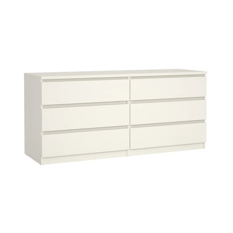 Jada 6 Drawer 60.5 W Double Dresser