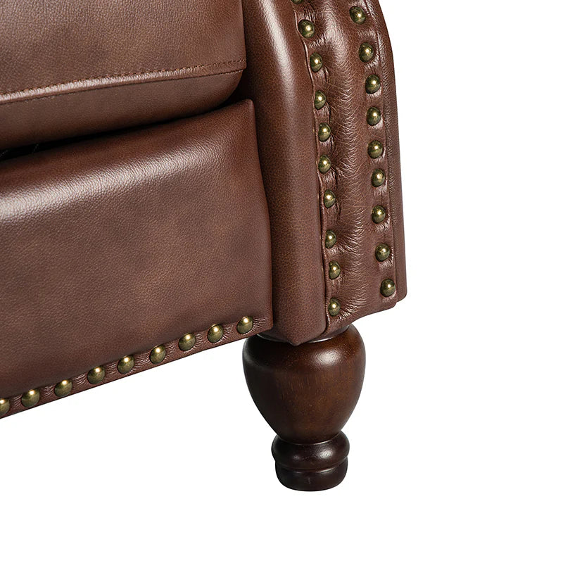 Gabrielle Genuine Leather Oversized Recliner