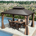 12 Ft. W x 10 FT. D Aluminum Patio Gazebo