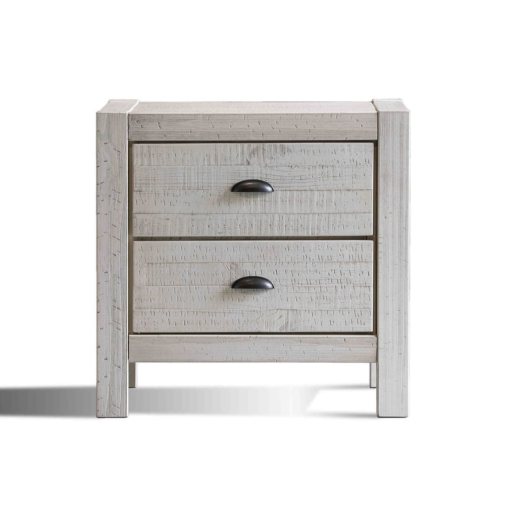 Montauk Solid Wood 2-drawer Nightstand