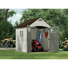 Cascade 7 ft. W x 7 ft. D Plastic Storage Shed