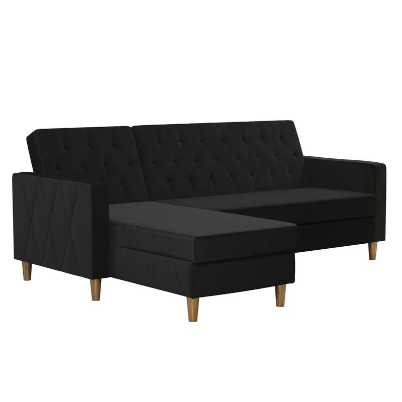 Liberty 84′′ Wide Reversible Sleeper Sofa & Chaise