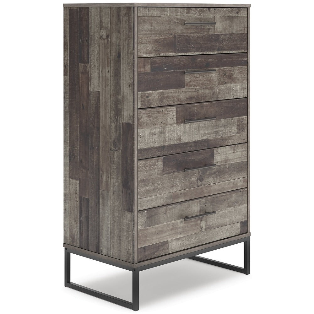 Signature Design by Ashley Neilsville Weathered Woodgrain Dresser