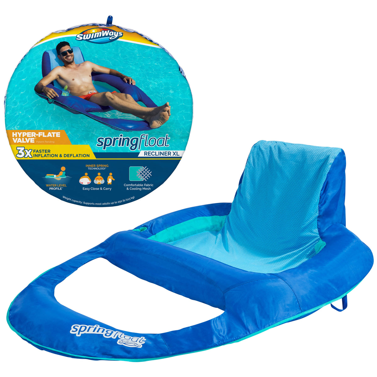 Swimways Spring Float Recliner XL