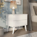 Bodo Mid-century Modern Wood 2-Drawer Nightstand by Carson Carrington
