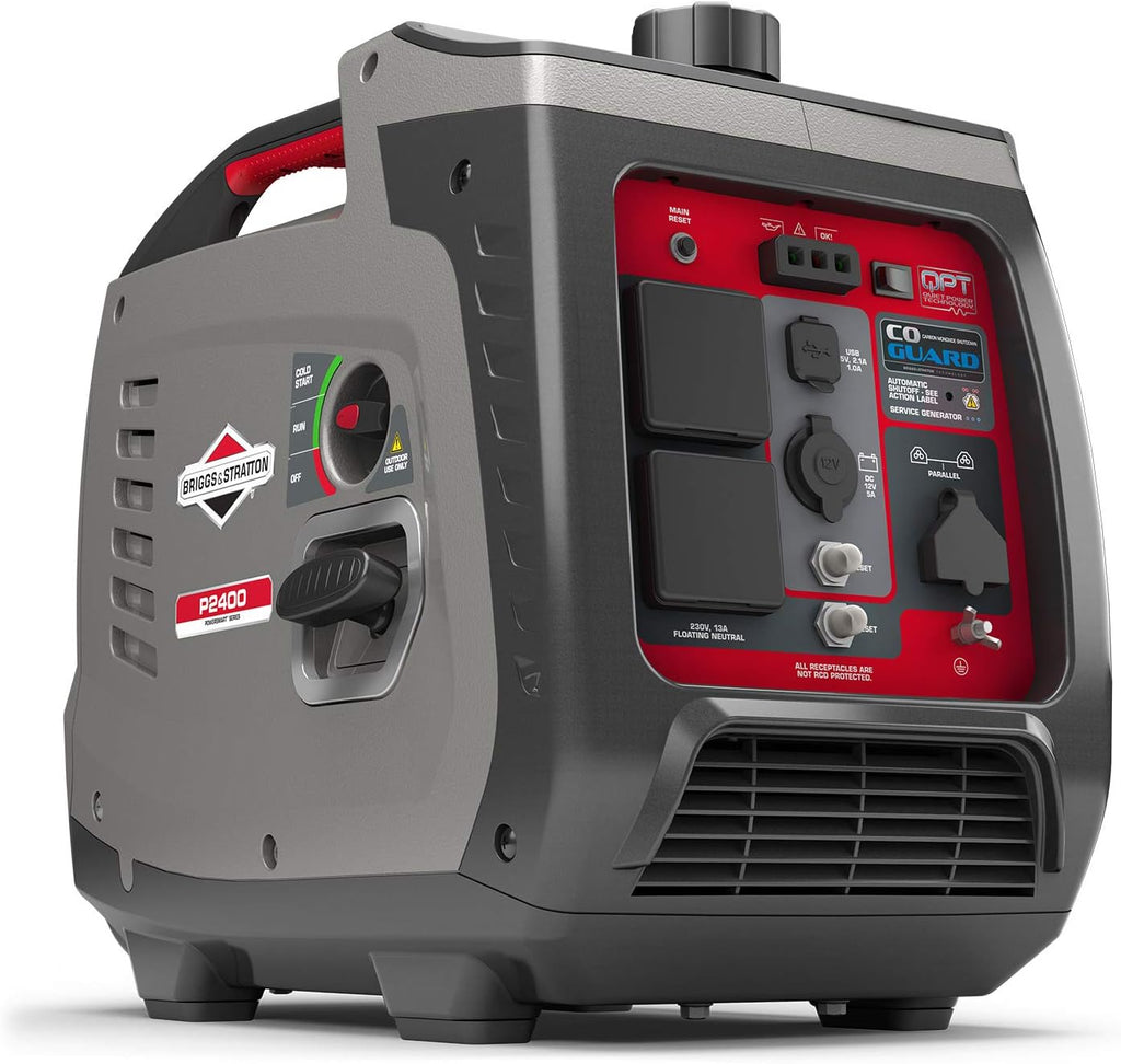 Briggs & Stratton 030801 Petrol Portable Inverter Generator PowerSmart Series P2400