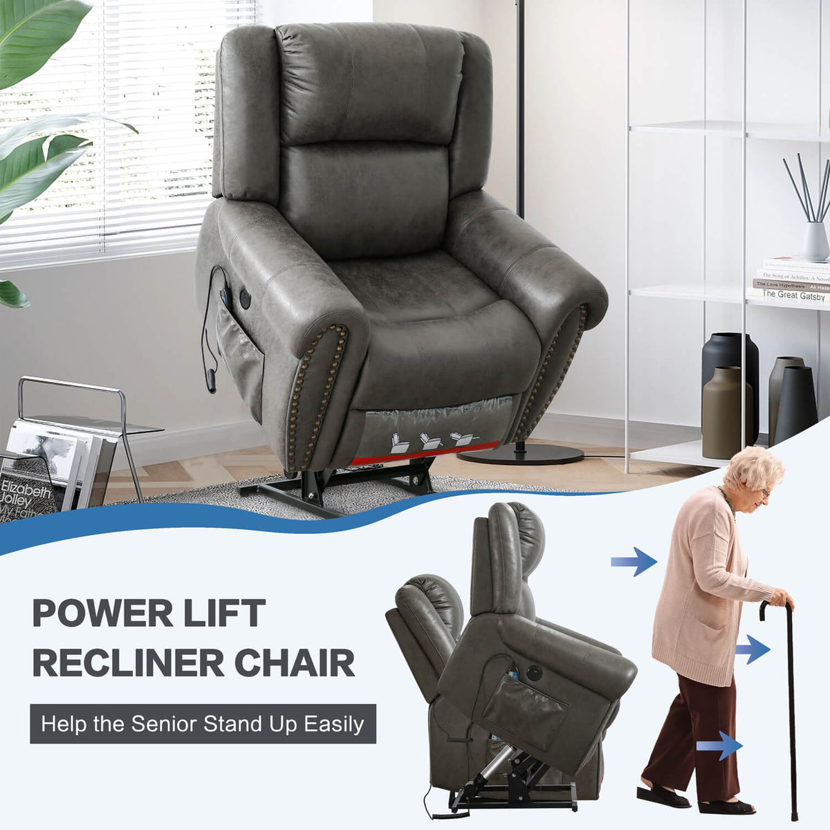 Infinite Position Lift Recliner Chair - Oversized