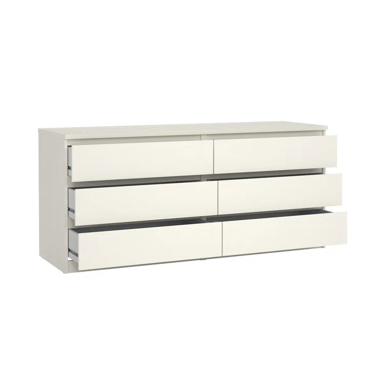 Jada 6 Drawer 60.5 W Double Dresser