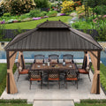 12 Ft. W x 14 Ft. D Metal Gazebo