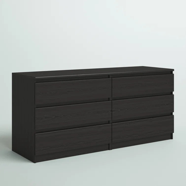 Jada 6 Drawer 60.5 W Double Dresser