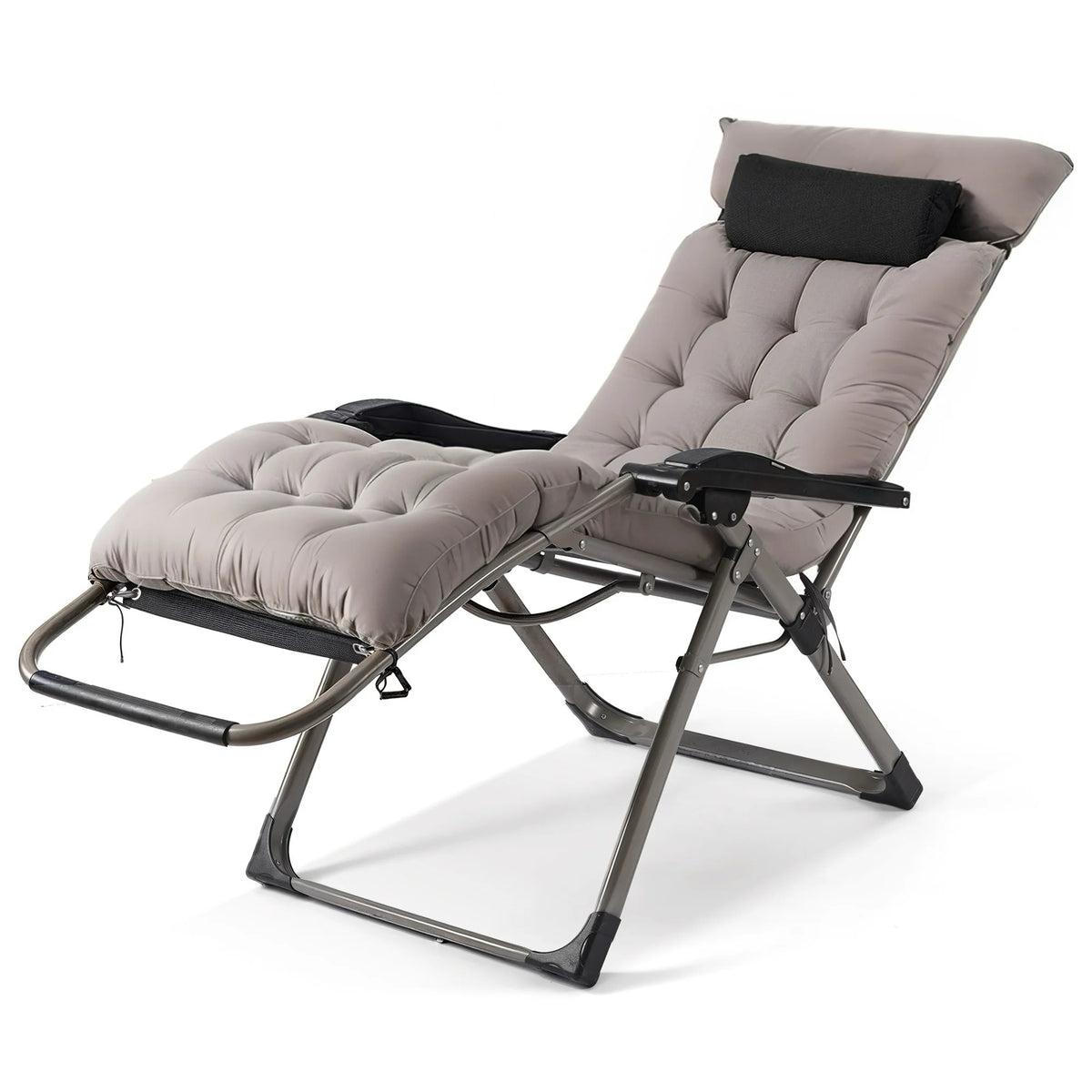 Naipo Zero Gravity Chair. Outdoor Foldable Padded Lounge Chair Recliner with Side Table. 353 lb Lounge Chair Sleep Relaxing. Winner