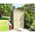 4 ft. W x 8 ft. D Plastic Lean-To Storage Shed