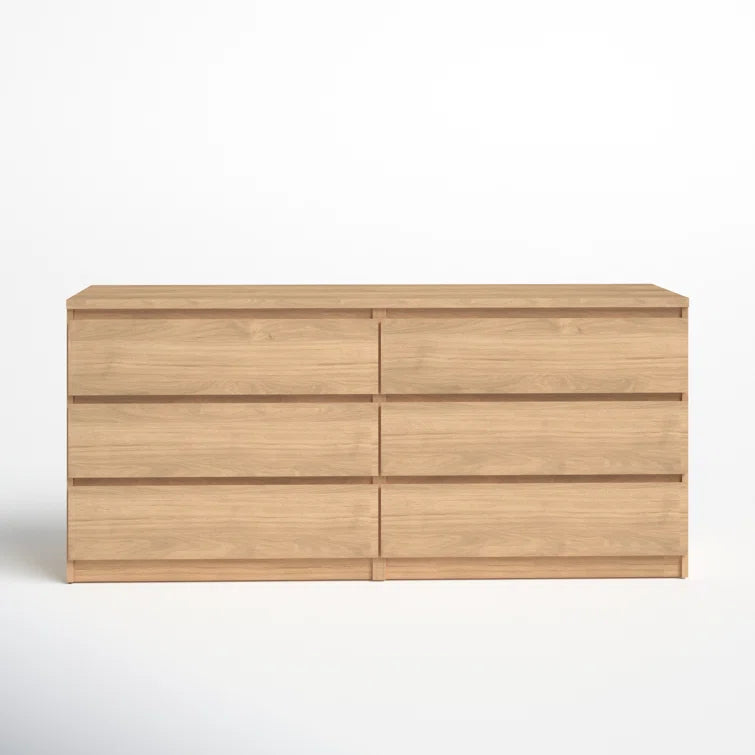Jada 6 Drawer 60.5 W Double Dresser