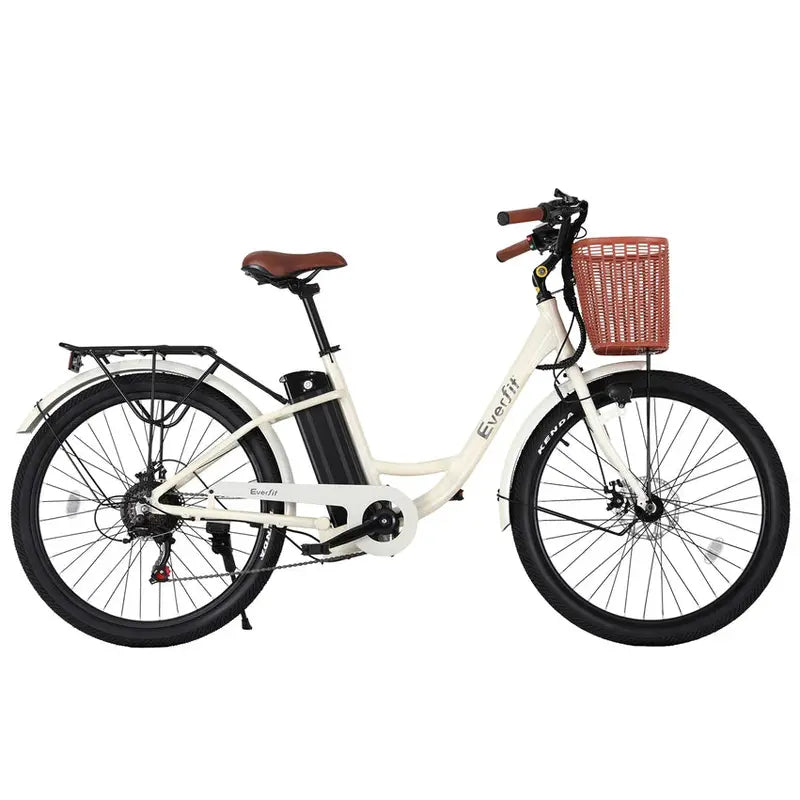 Everfit 26-Inch City E-Bike – Commuter Electric Bicycle with Integrated Battery