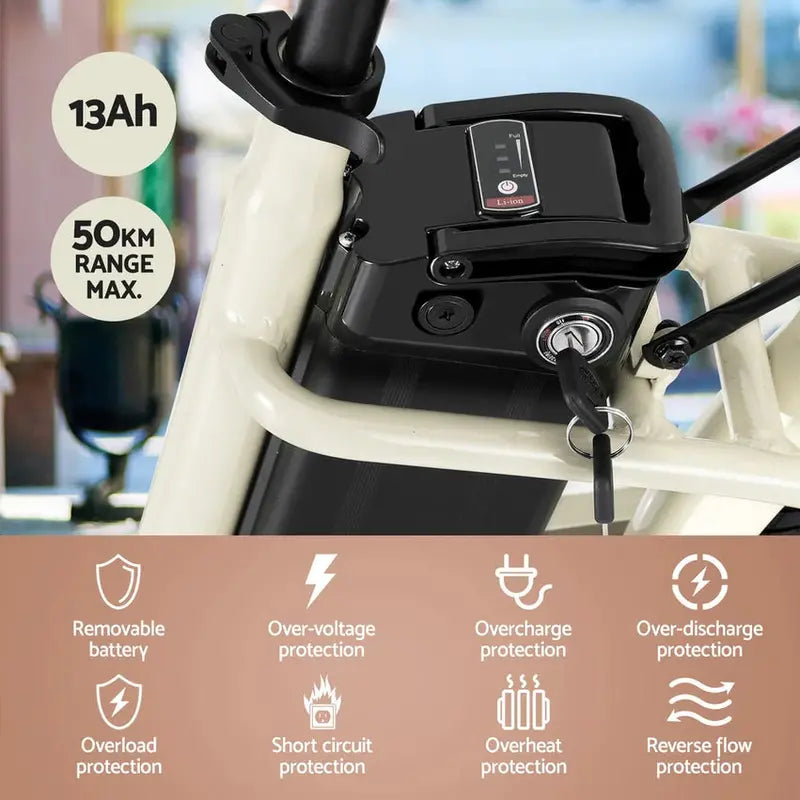 Everfit 26-Inch City E-Bike – Commuter Electric Bicycle with Integrated Battery