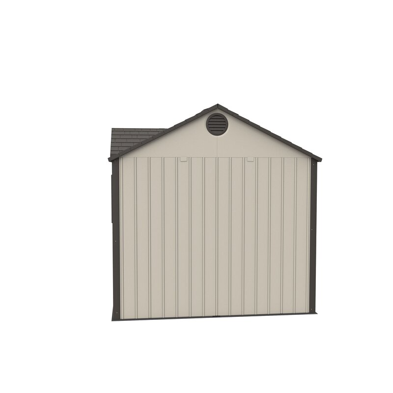12.5 ft. W 8 ft. D Plastic Storage Shed