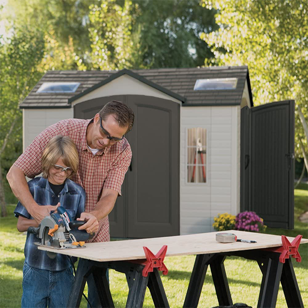 10 feet X 8 feet outdoor storage shed (model 60001)