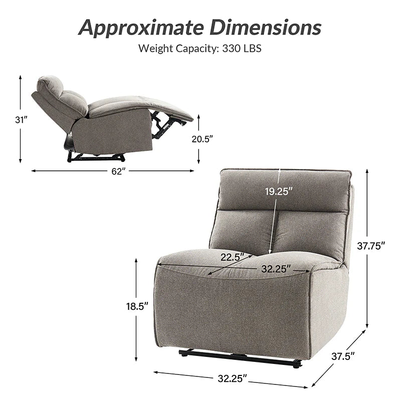 Justo 32 Wide Power Recliner