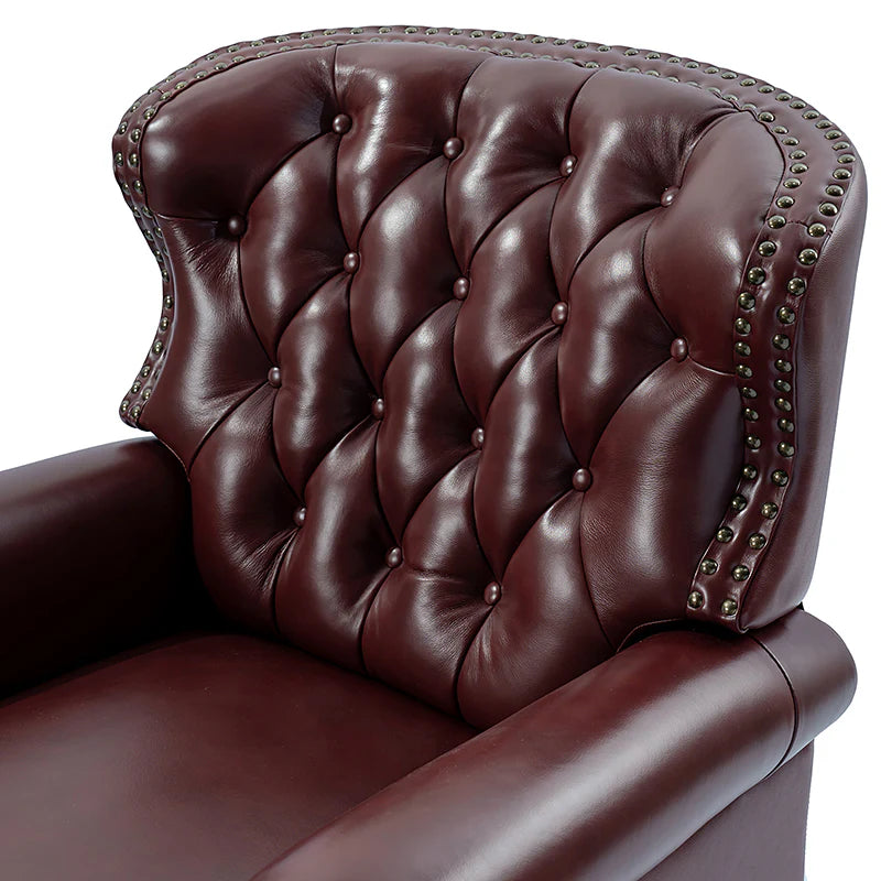 Gabrielle Genuine Leather Oversized Recliner