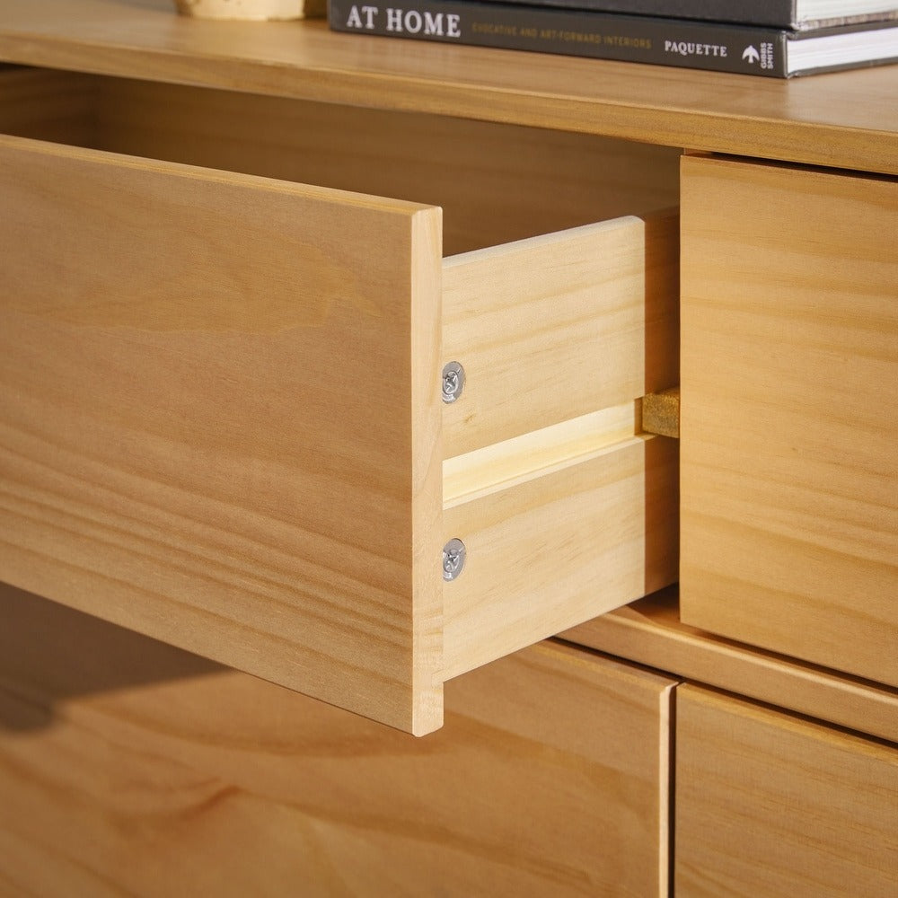 Middlebrook Gammelstaden Mid-Century Solid Wood 6-Drawer Dresser