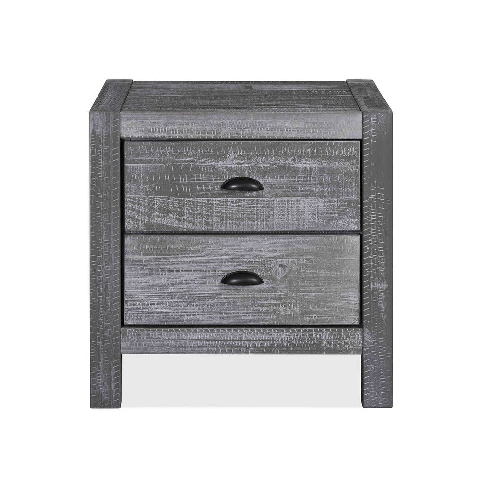 Montauk Solid Wood 2-drawer Nightstand