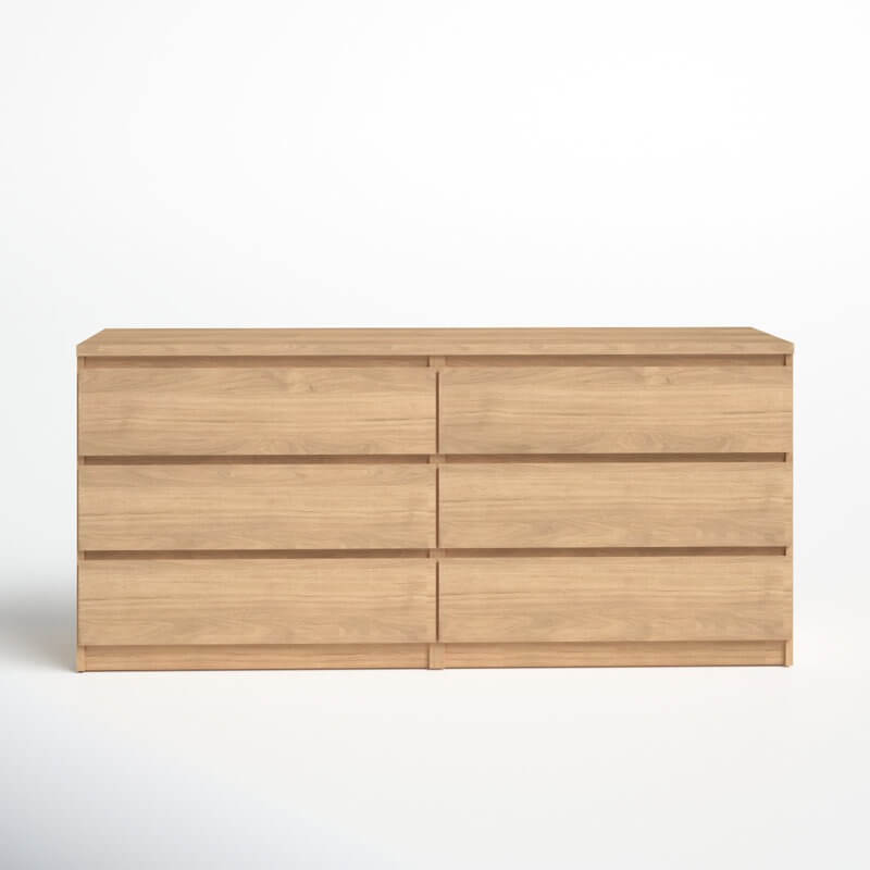 Kepner 6 Drawer 60.5 W Double Dresser