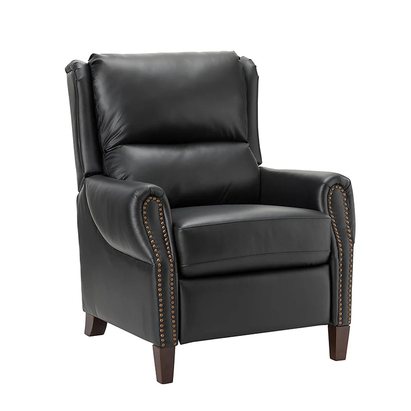 Rosaura 32.68 Wide Genuine Leather Manual Recliner