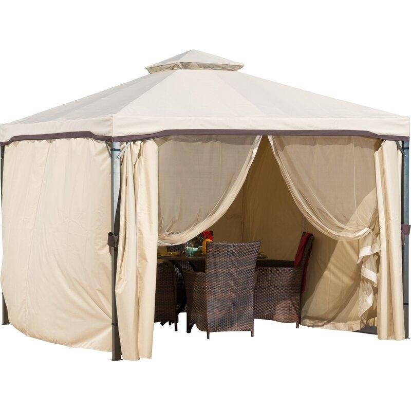 Franz 9.83 Ft. W X 9.83 Ft. D Metal Patio Gazebo