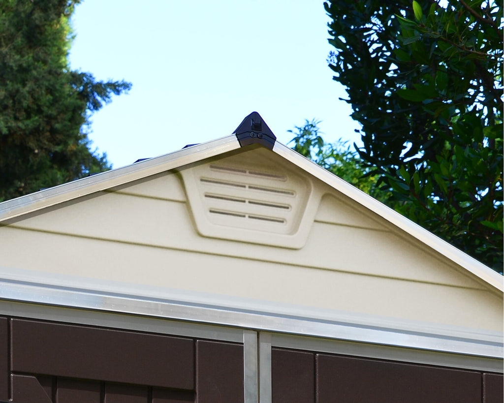 SkyLight 6 ft. W x 8 ft. D Plastic Storage Shed
