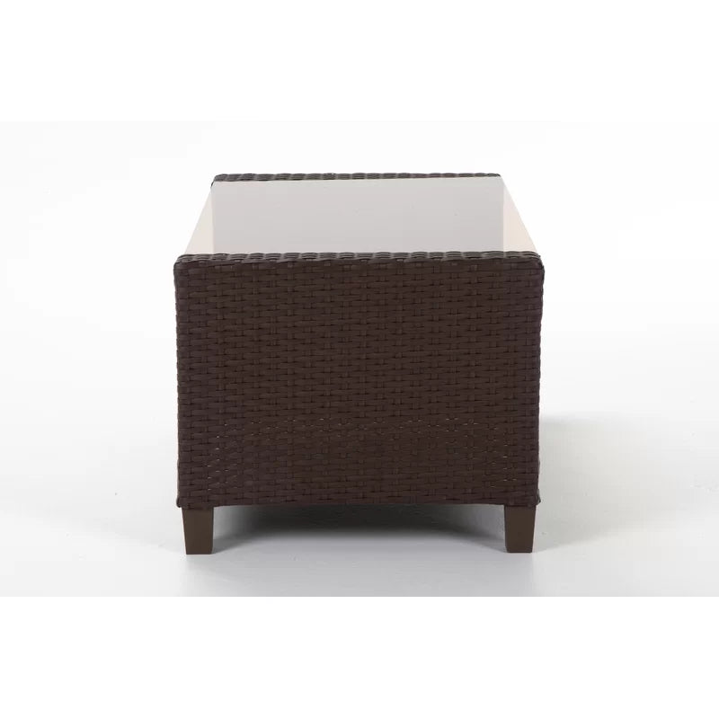 Wicker 4 - Person Garden Lounge Set with Cushions