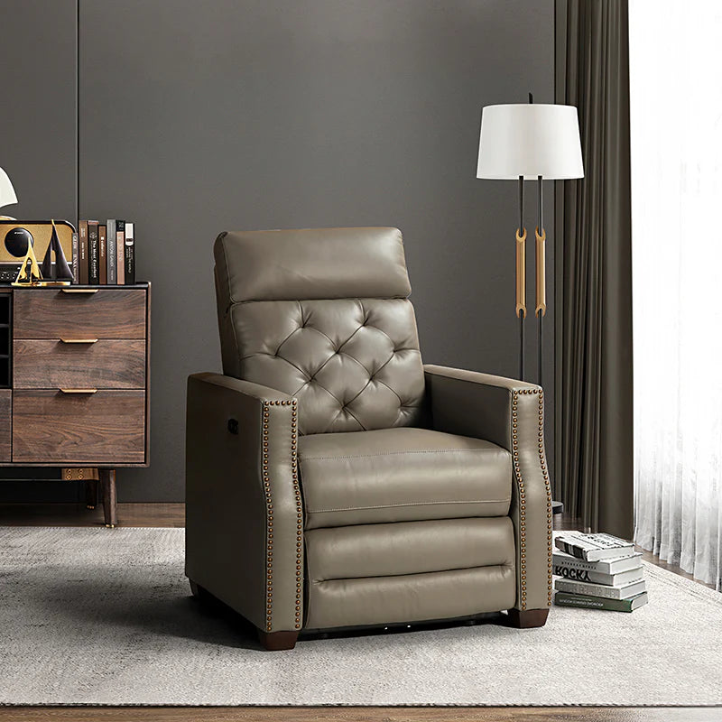 Carlota 31.5 Wide Genuine Leather Power Recliner