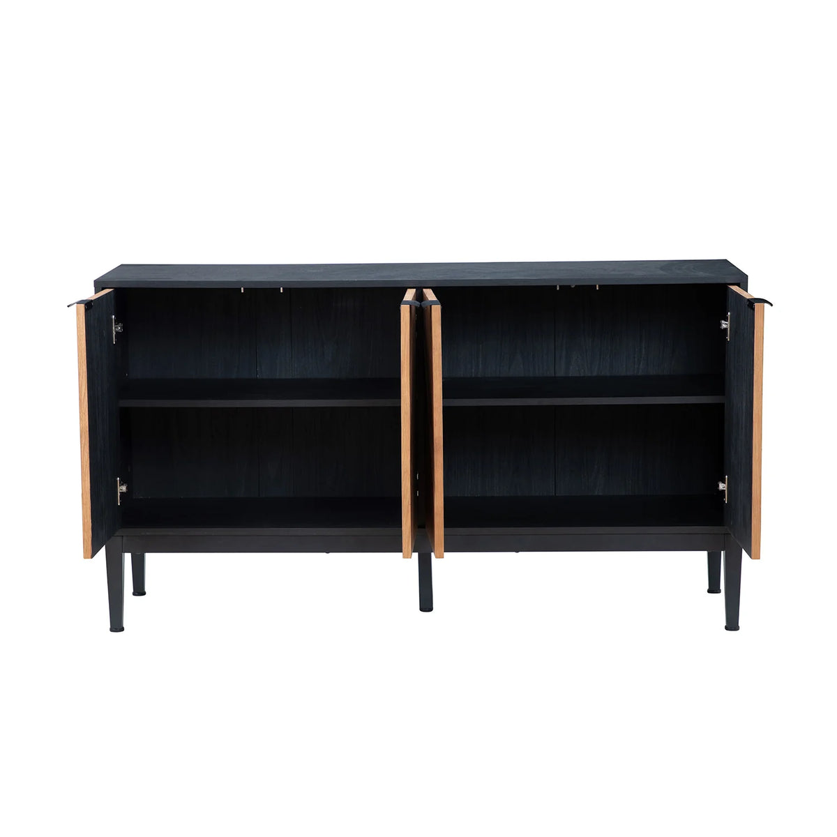 Mila 55 Wide 4 Door Sideboard with Storage