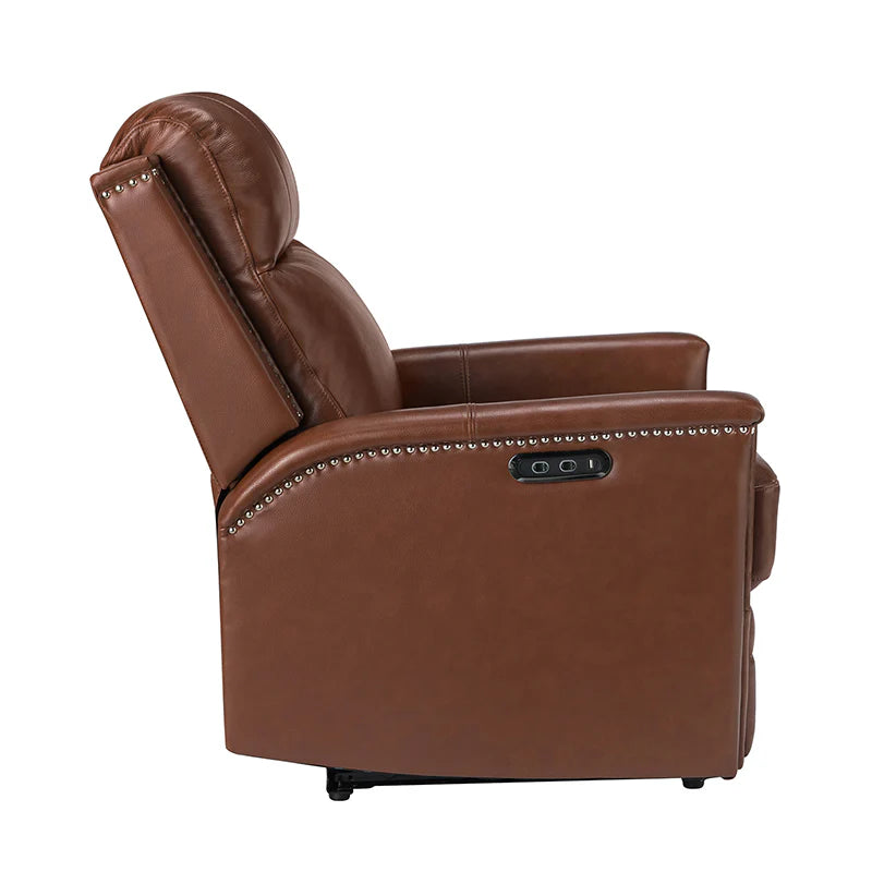 Ottfried Genuine Leather Power Recliner