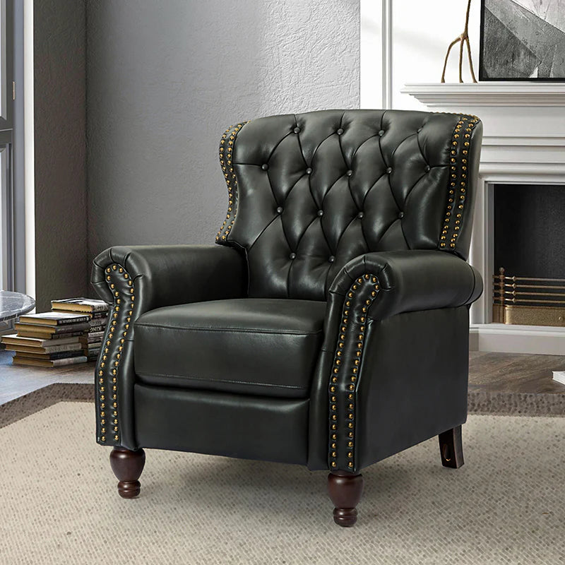 Gabrielle Genuine Leather Oversized Recliner