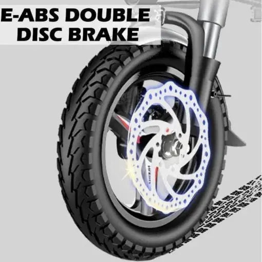 Foldable 250W Electric Fat-Tire Bike for Adults &amp; Teens – Removable Battery. All-Terrain E-Bike (Black)