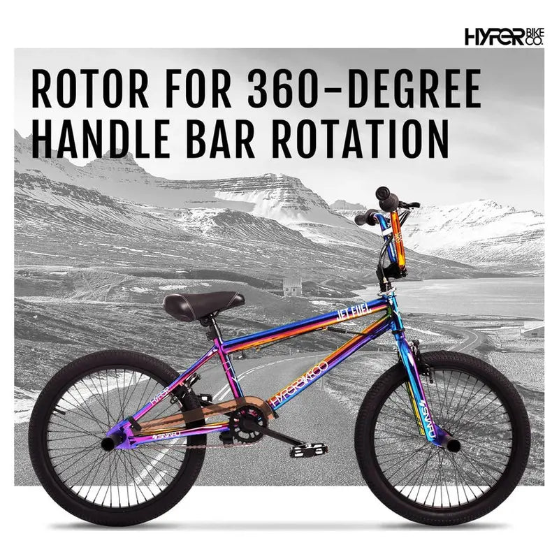 Hyper Jet Fuel BMX Bike – 20-Inch Youth Bicycle Designed for Riders Ages 8–13 with Durable Alloy Frame &amp; Responsive Handling