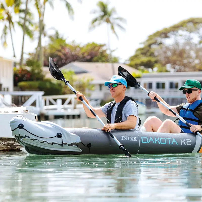Intex Dakota K2 Open-Box 2-Person Inflatable Kayak – Includes Oars &amp; Hand Pump (2026)